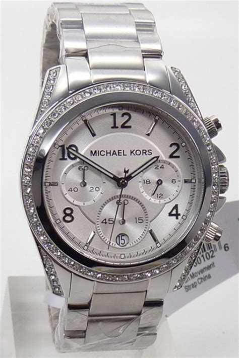 michael kors silber damenuhr|michael kors armband herren.